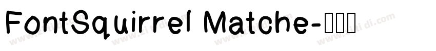 FontSquirrel Matche字体转换